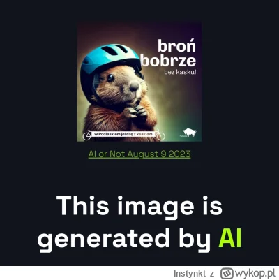 Instynkt - >Za dobre na AI.

@romek898: