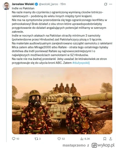 mastaprzemo - Wolski się obudził
Jedno mnie zastanawia, czy te Rafale były w powietrz...