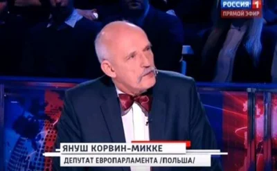 Niesondzem - Nie, to nie materiał użyty przez rosyjską telewizję, lecz gość w studiu ...