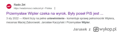 Jarusek - @card_man: to ciekawe, w 2022 jeszcze czekał na wyrok. Zero informacji, żeb...