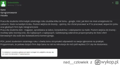 nad__czlowiek - #programowanie #programista15k #informatyka #pracait #korposwiat #jav...