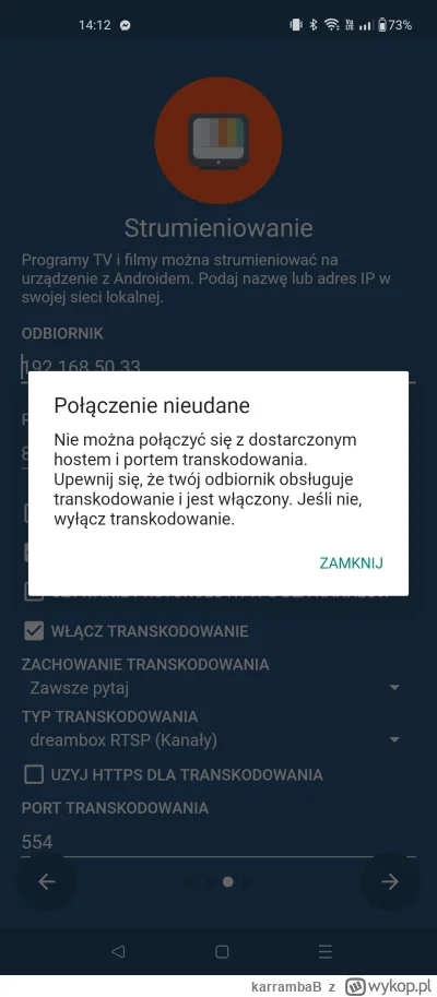 karrambaB - @wojciet jak próbuję przez dreamplayera to już na ostatniej prostej mi ta...