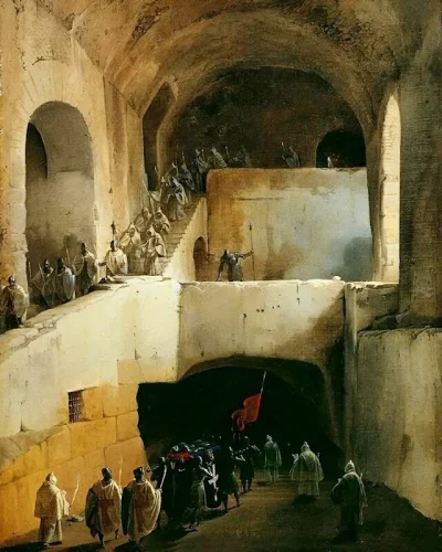 GARN - #sztuka #art #malarstwo #obrazy autor: Franz Ludwig Catel (German, 1778–1856) ...