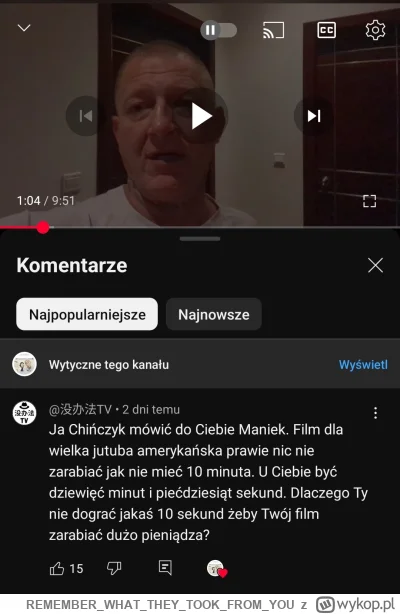 REMEMBERWHATTHEYTOOKFROM_YOU - Kek
Właściwie to co ten Maniek się tak postarzał? Z pó...