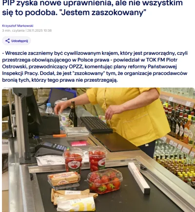 elo_kebab - Prętem po kratach w złodziei! '
Piotr Ostrowski, przewodniczący OPZZ zaap...