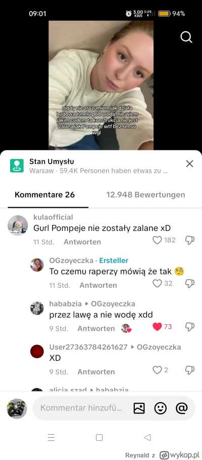 Reynald - #p0lka #logikarozowychpaskow  #heheszki #tiktok 

Myślę, że ta tytanka inte...