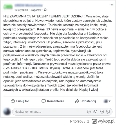 Pitorro88 - Nie zaakceptowaliście statusu Rsymu to teraz wam nie działa