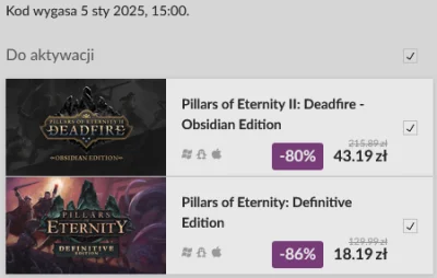 DwaNiedzwiedzie - 25FUCUC43XFK4M9VLC
#gog #pcmasterrace #pillarsofeternity