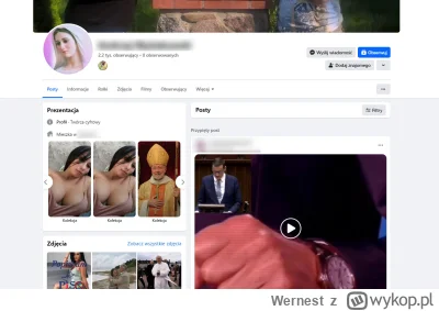 Wernest - Gdy nie wiesz, że "kolekcja" na Facebooku nie jest prywatna ( ͡° ͜ʖ ͡°) #fa...