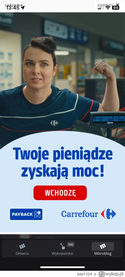 lola1324 - @wykop: A kiedy w końcu poprawicie reklamy na aplikacji? xD bo mam apkę i ...