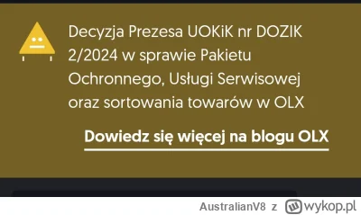 AustralianV8 - #olx #!$%@? długi ten komunikat będzie jeszcze wisieć?!!!!