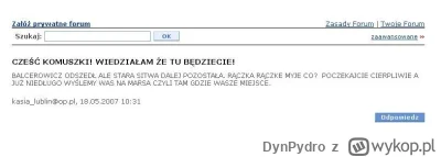 DynPydro - @makaronzjajkiem: tymczasem onet.pl sekcja komentarzy AD 2007