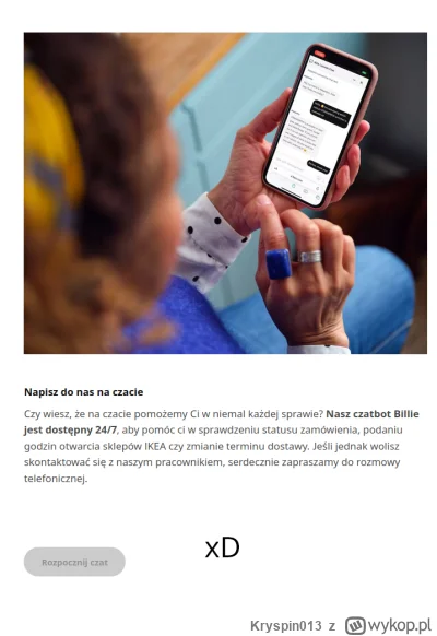 Kryspin013 - Ehh, support w Ikei i ta ich strona to jest jakaś parodia xD

#ikea #gor...