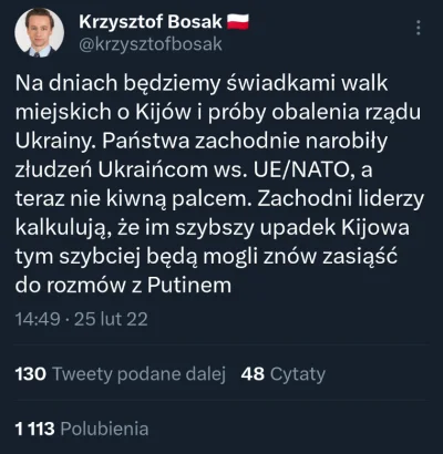 marek-termanowski - @alfaiomega1: Krzysiu Bosak rozpowszechniający kacapska narrację ...