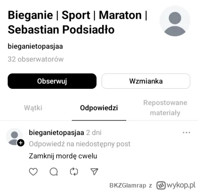 BKZGlamrap - Do kogo #sebcel mógł adresować te słowa, tak?