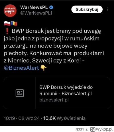 N331 - Prezesem HSW zostaje typ którego doświadczenie to prezes spółki skarbu państwa...