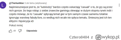 Cztero0404 - Bardzo zabawne, czyżby ludzie w komentarzach pod filmem Bez Życia pisali...