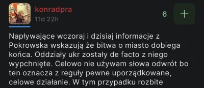 dqdq1 - 14 dzień tagu #codziennypokrowsk 

Pokrowsk nadal niezdobyty.

#ukraina #wojn...