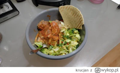 krucjan - Wczorajszy posiłek:
Śledź w pomidorach, łosoś, warzywa, naleśnik.
#jedzenie...