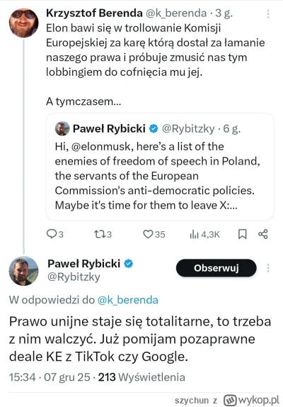 szychun - #polityka #bekazpisu #bekazkonfederacji pan Paweł nie jest donosicielem, on...