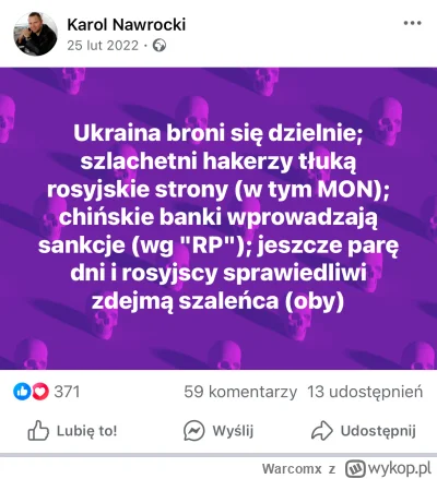 Warcomx - Myślę, że wśród gaśniczów i konfederacji trzeba by trochę podgrzać ten wpis...