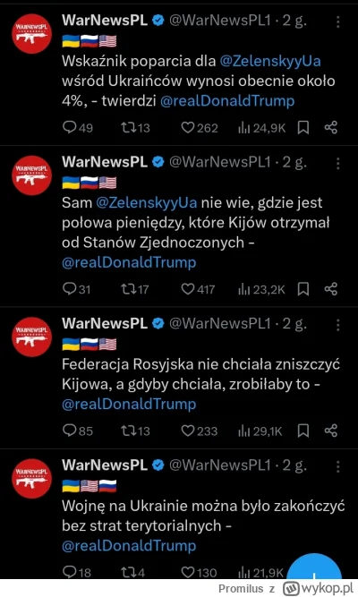 Promilus - Co to k---a jest?

#ukraina #wojna #rosja #trump #usa