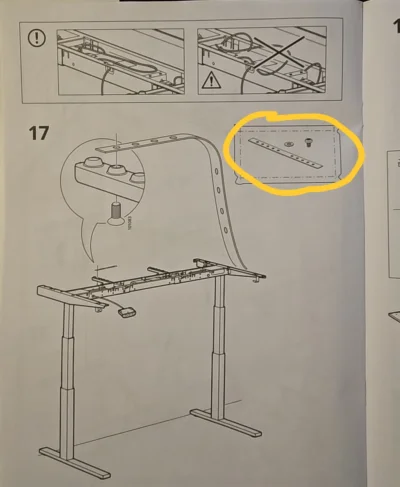 Kolczaneiro - Składał ktoś może biurko #mittzon z #ikea? Mam wrażenie że brakuje kilk...