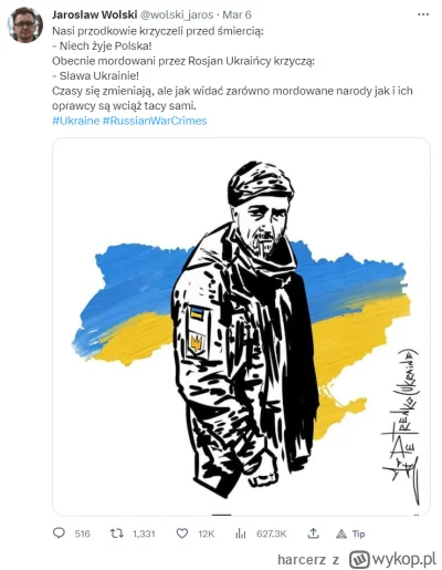 harcerz - Niech żyje Polska!
Sława Ukrainie!
Lub po prostu "W---w Groovera"
#ukraina ...