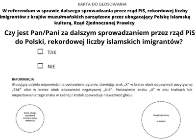 ListaAferPiSu_pl - Wyciekła oficjalna karta do głosowania w planowanym przez PiS refe...