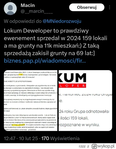 rzzz - Oddajmy wreszcie grunty deweloperom, oni nie mają gdzie budować.



#nieruchom...