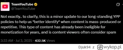 Djuk94 - @Leniek: Nie rozumiesz tego update tak samo, jak każdy, kto to podał dalej, ...