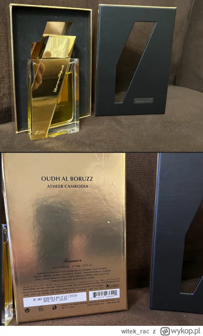 witek_rac - #perfumy
Na sprzedaż Rasasi - Oudh AL Boruzz - Atheer Cambodia EDP 2020 -...