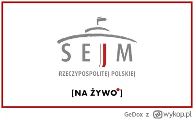 GeDox - Ale kwik pisiorów
#sejm