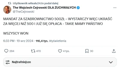 Neobychno - Cejro wymyślił złodziejskie perpetuum mobile. Kradniesz telewizor za 1000...