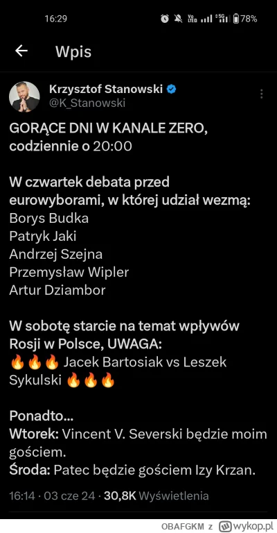 OBAFGKM - Wybitny pojedynek nam się szykuje, Bartosiak vs Sykulski. 
#kanalzero #rosj...