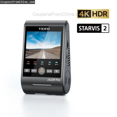 n____S - ❗ VIOFO A229 PRO 4K HDR Dash Camera
〽️ Cena: 172.66 USD (dotąd najniższa w h...