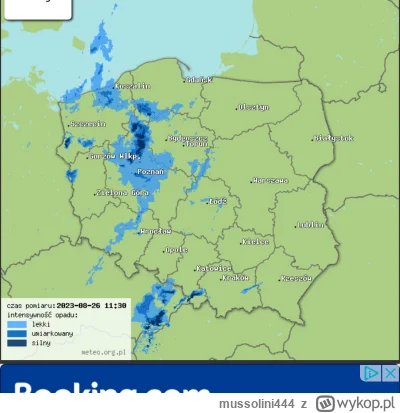 mussolini444 - Pierdzielnie deszczem w tym Krakowie? Czy dalej suchota bedzie
#pogoda...