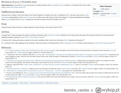 bambo_rambo - nawet stronę na Wikipedii o sobie zrobiła xD