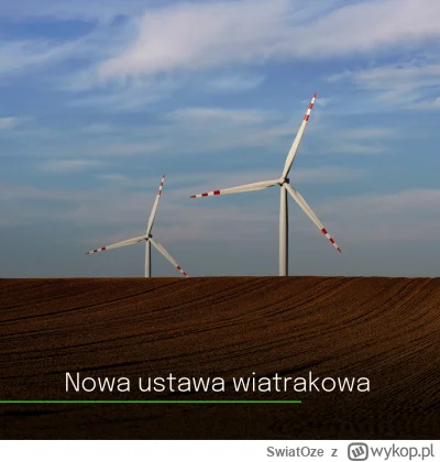 SwiatOze - Nowa ustawa wiatrakowa: rekompensaty dla mieszkańców i mniej barier dla in...