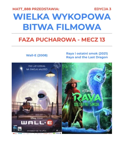 Matt888 - WIELKA WYKOPOWA BITWA FILMOWA - EDYCJA 3!

Tag do obserwacji lub czarnolist...