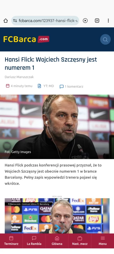 Maviux - #fcbarcelona #mecz 
Dalej ciężko mi to pojąć że trafiliśmy akurat w ten wymi...
