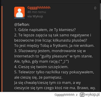 Ggggghhhhhh - @Sefton: ja zadałem to pytanie i nadal na nie nie odpowiedziałeś.
Ad.1.
