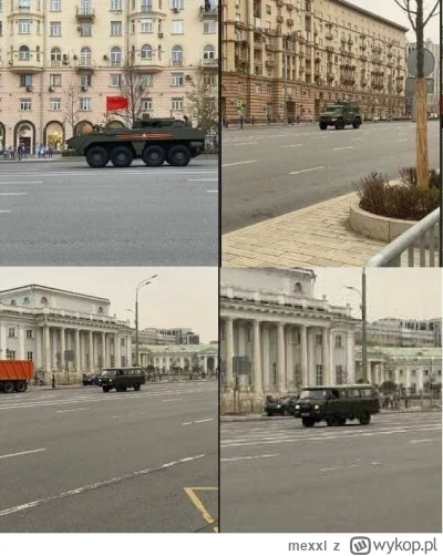 mexxl - #wojna #ukraina #rosja 
Przygotowania do parady 9 maja w Moskwie idą pełną pa...