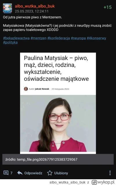 albowutkaalbobuk - @mieszczanskitrubadur 

a nie mówiłem XDDD