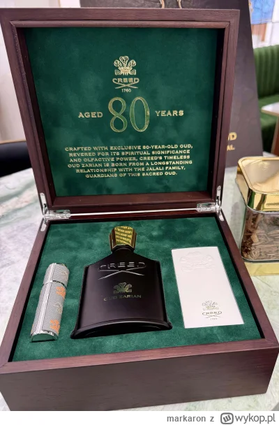 markaron - Patrz @Pietruchowy 80-letni oud i róża od Pana Creeda ( ͡° ͜ʖ ͡°) 

#perfu...