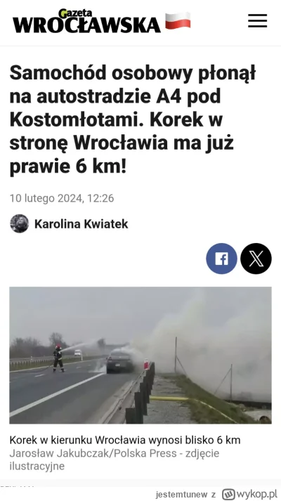 jestemtunew - Smieszna ta wroclawska. Zdjecie mojego autorstwa podpisuje jakiś redakt...