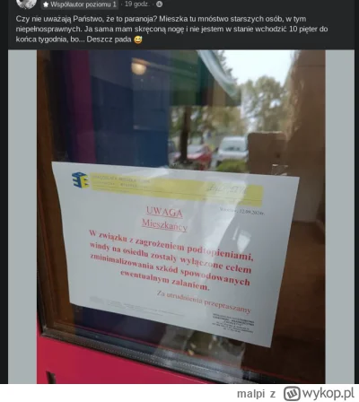 malpi - #wroclaw ale z tymi windami na Kozanowie to kto to widział, jeszcze powodzi n...