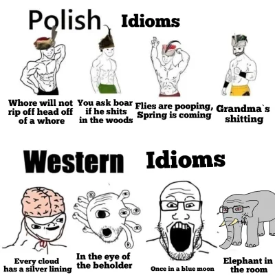 kinson - #humorobrazkowy #idiomy #angielskizwykopem