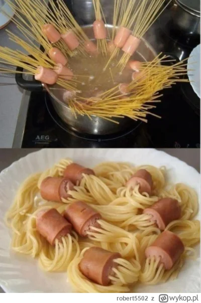 robert5502 - Macaroni de la parówcca 
#gotujzwykopem #gotowanie