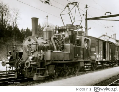 PiotrFr - Wiecie, że w Szwajcarii były lokomotywy parowo-elektryczne? Używały prądu z...